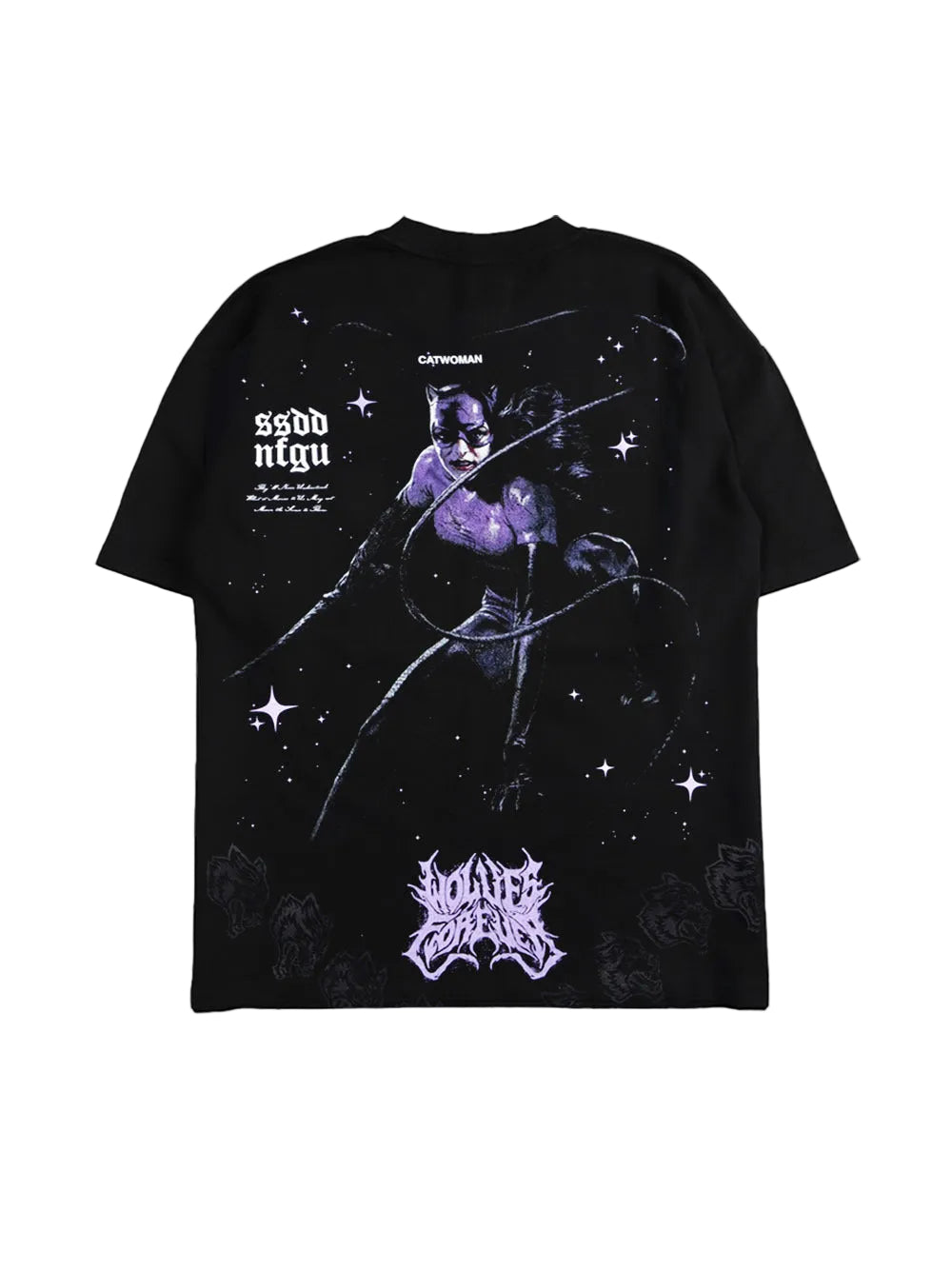 CAMISETA OVERSIZED PREMIUM DARC SPORT X CATWOMAN "SIDE BY SIDE"