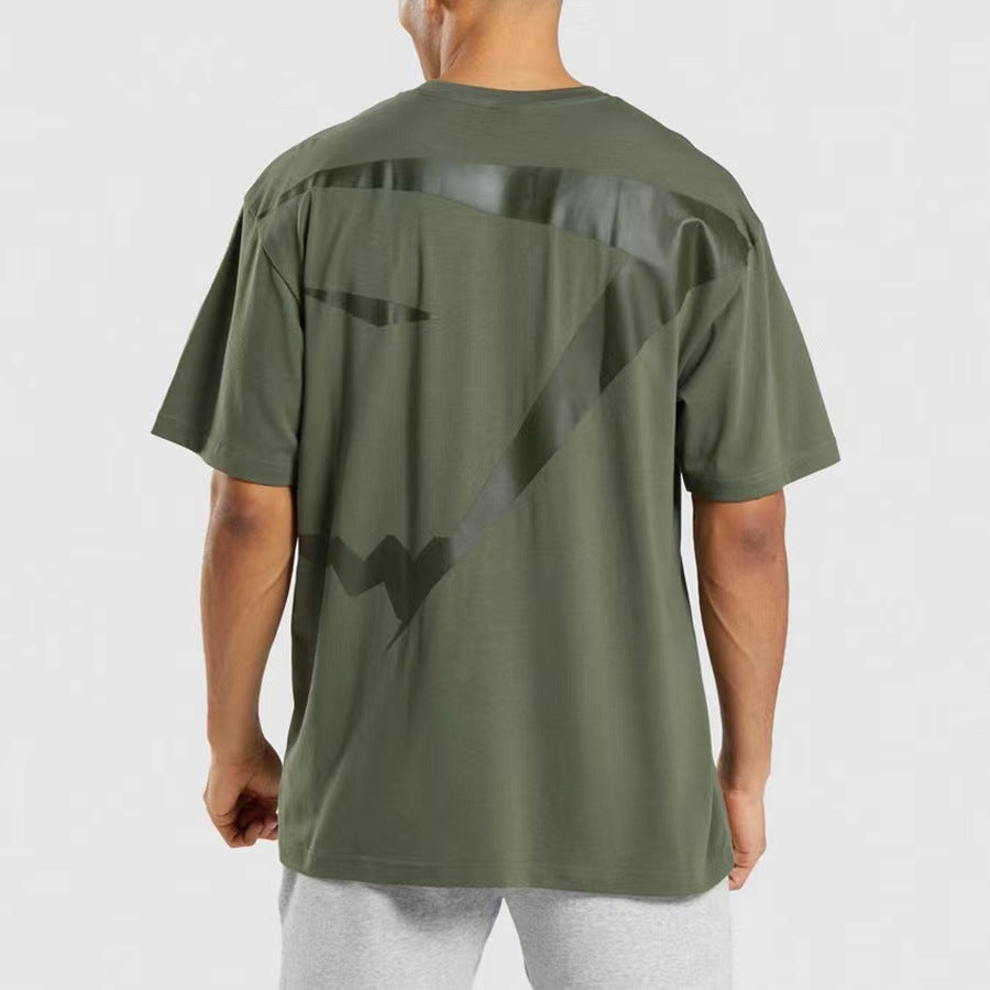 Camiseta Gymshark Oversized Logo Costas