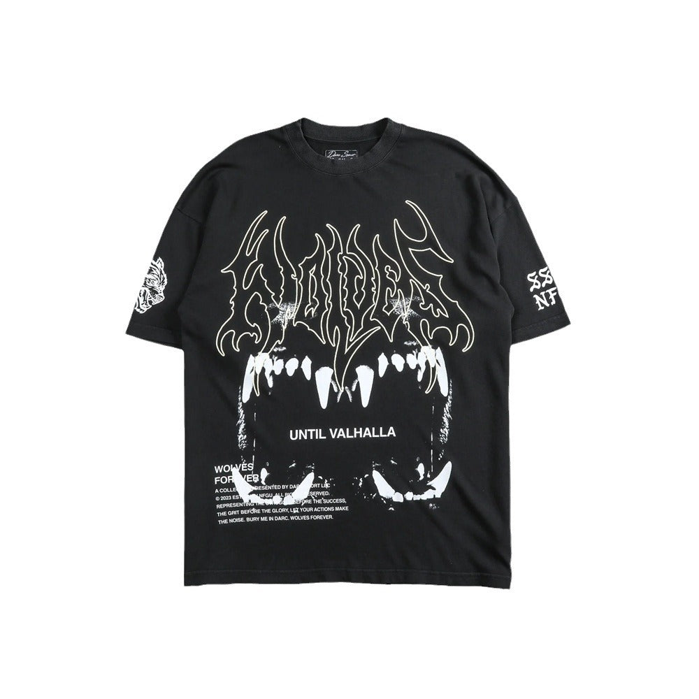 Camiseta Oversized Darc Sport Wolves Until Valhalla