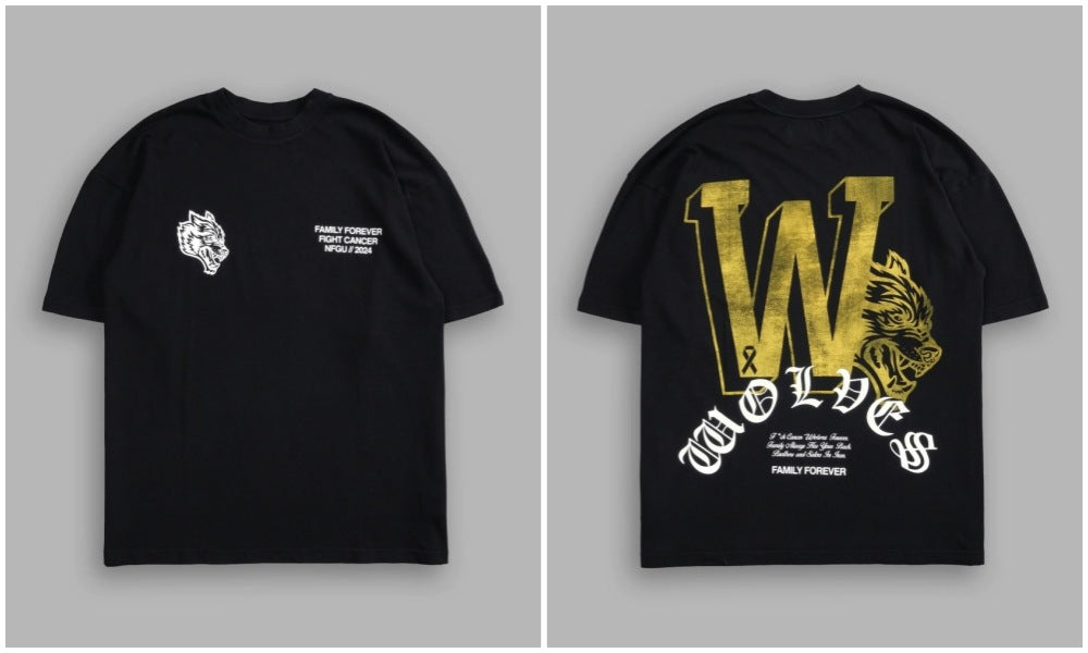 Camiseta Oversized Darc Sport Wolves Family Forever