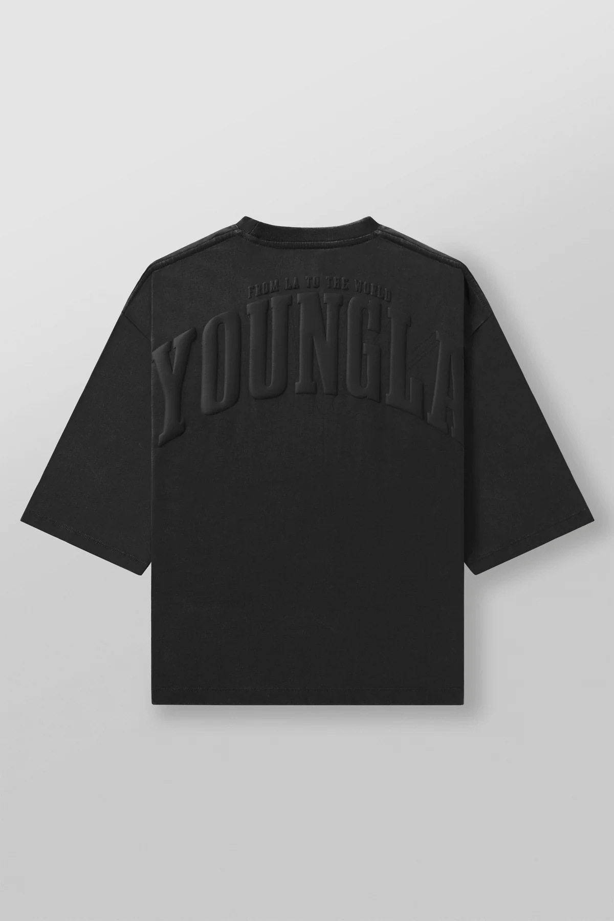 Camiseta Oversized YoungLA Embossed Collegiate