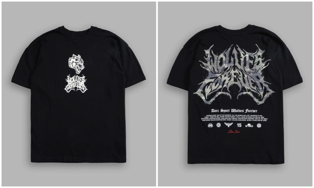 Camiseta Oversized Darc Sport Wolves Forever