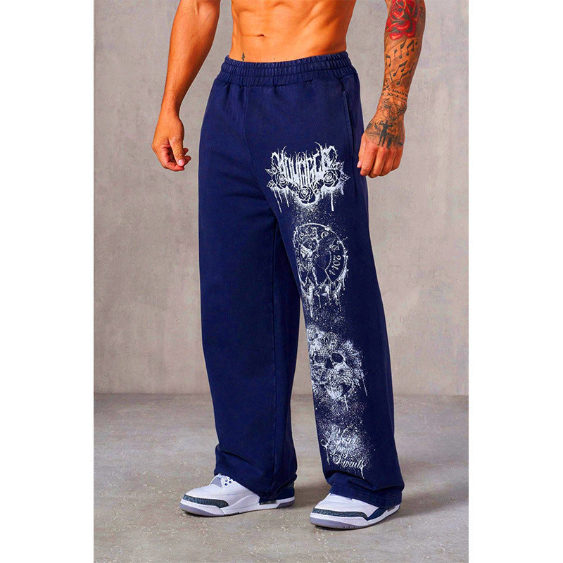 Calça  YoungLA Wide Leg Gótica Estonada