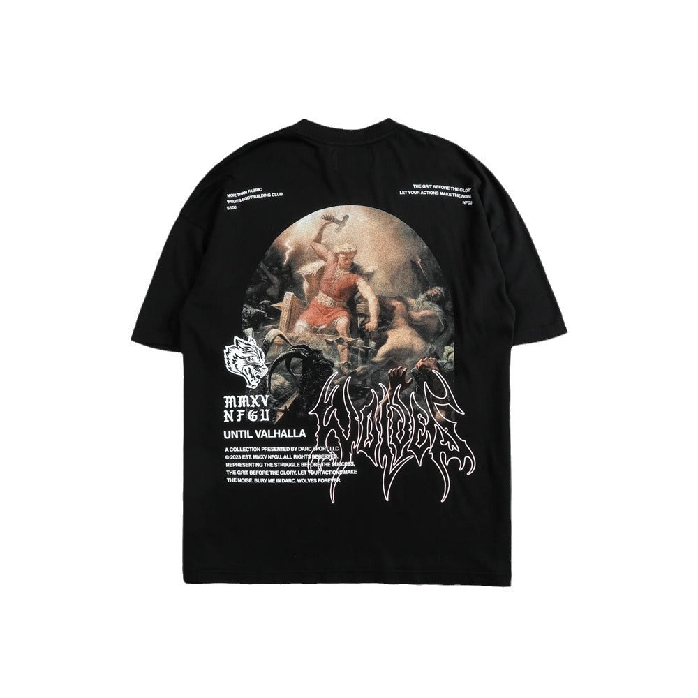 Camiseta Oversized Darc Sport Wolves Nórdica