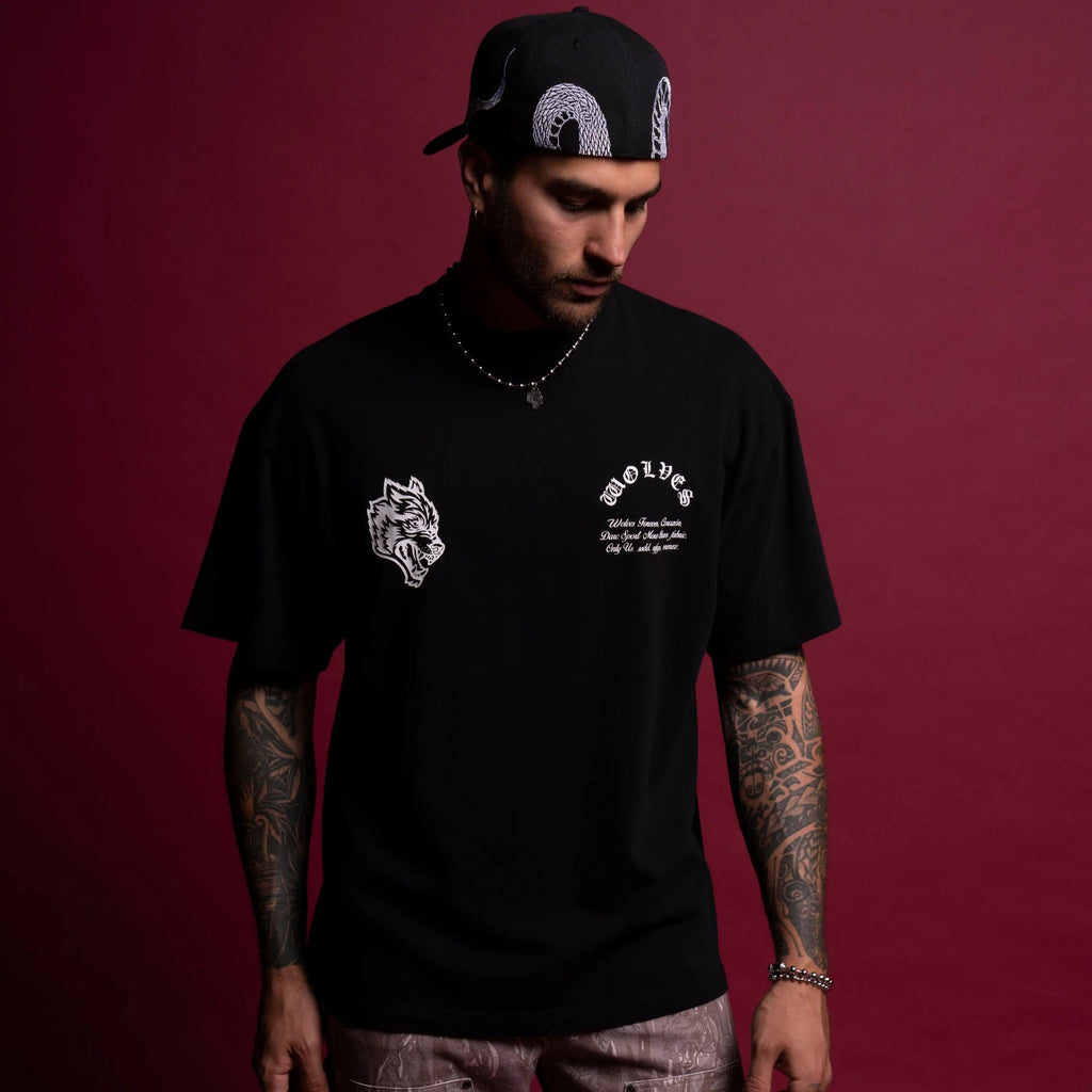 Camiseta Oversized Darc Sport Wolves Corazón