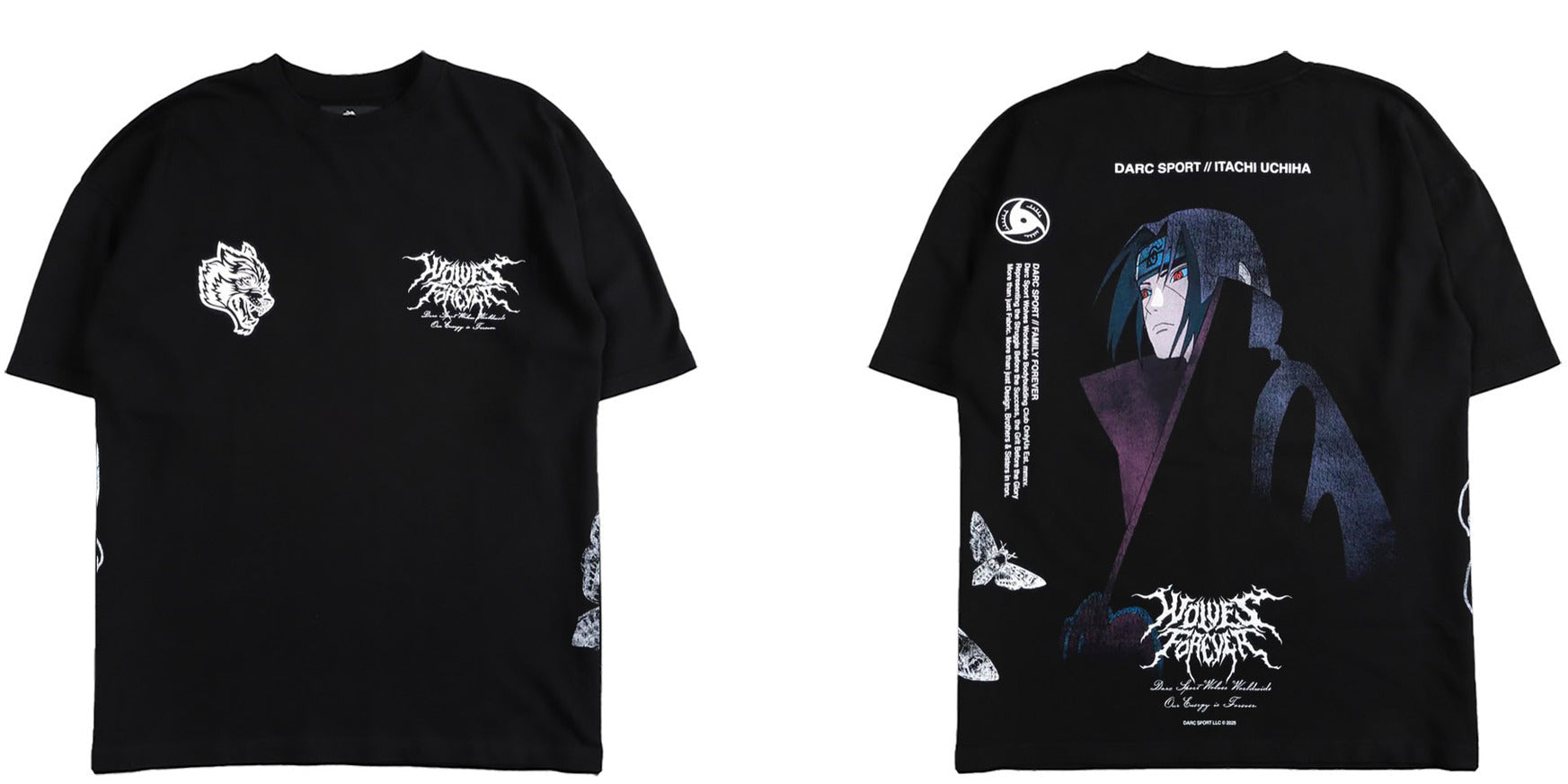Camiseta Oversized Darc Sport Wolves Naruto