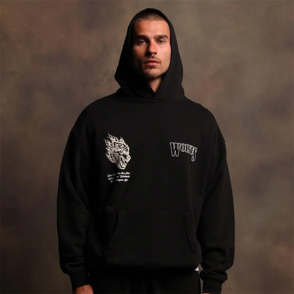 WLVS LONDON CREWNECK IN BLACK