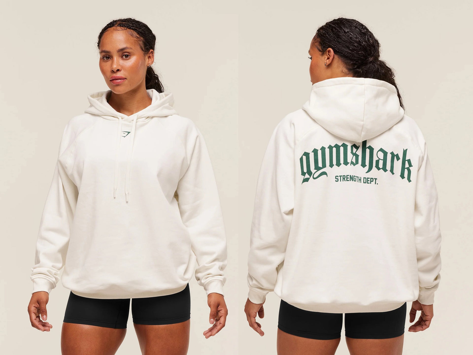 Modelos de Moletom com Capuz Gymshark Strength Dept.