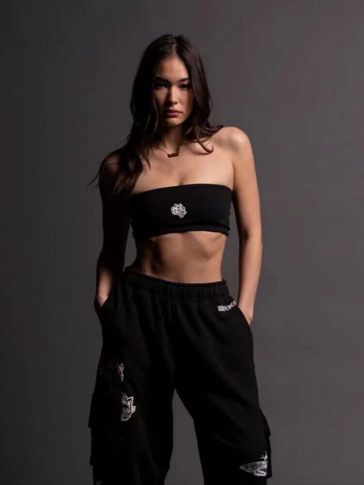 Top Darc Sport She WOLF CHOPPER // STEALTH BLACK TUBE BRA