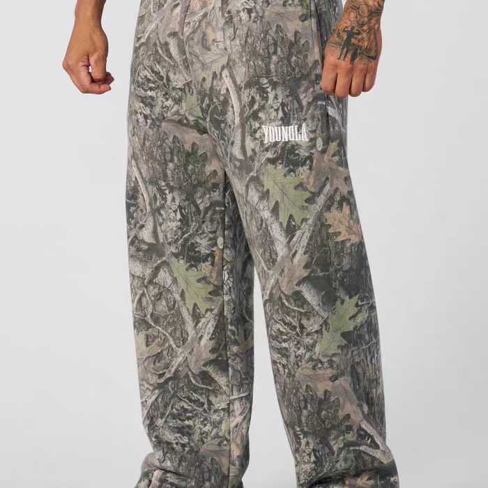 Youngla Calça Tree Camo Baggy Sweats
