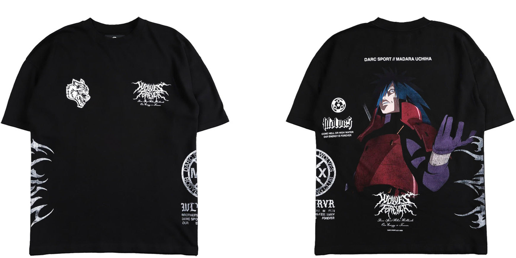 Camiseta Oversized Darc Sport Wolves Naruto