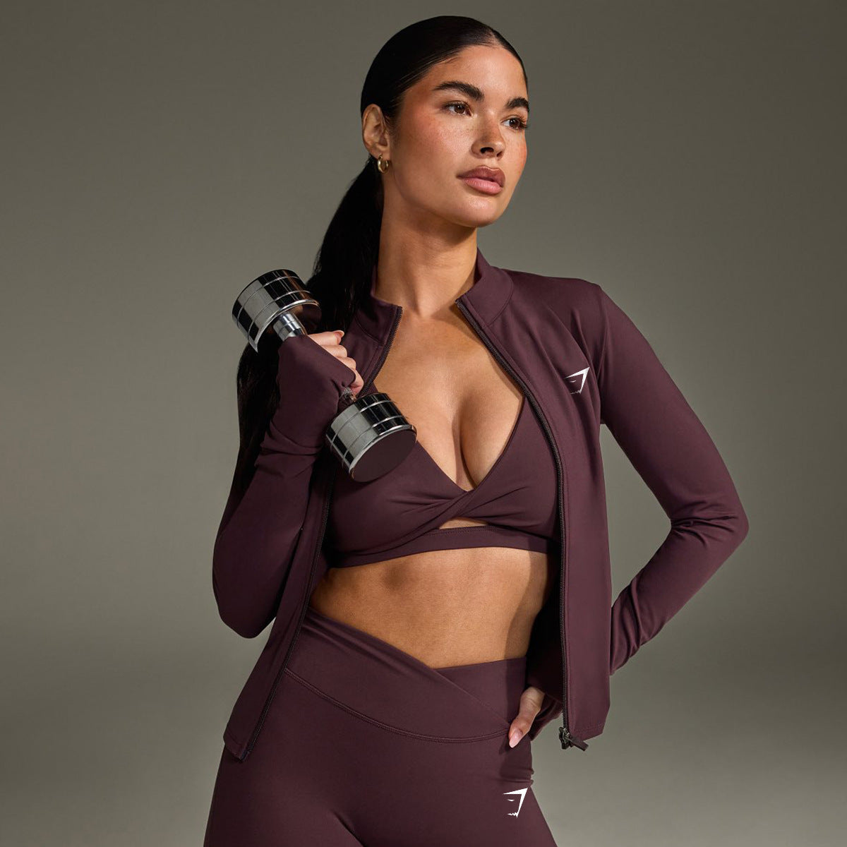 Jaqueta  Gymshark Full-Zip Thumbhole