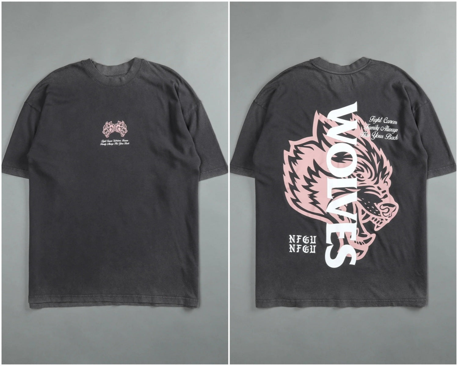 Camiseta Oversized Darc Sport Wolves Estampa Lobo