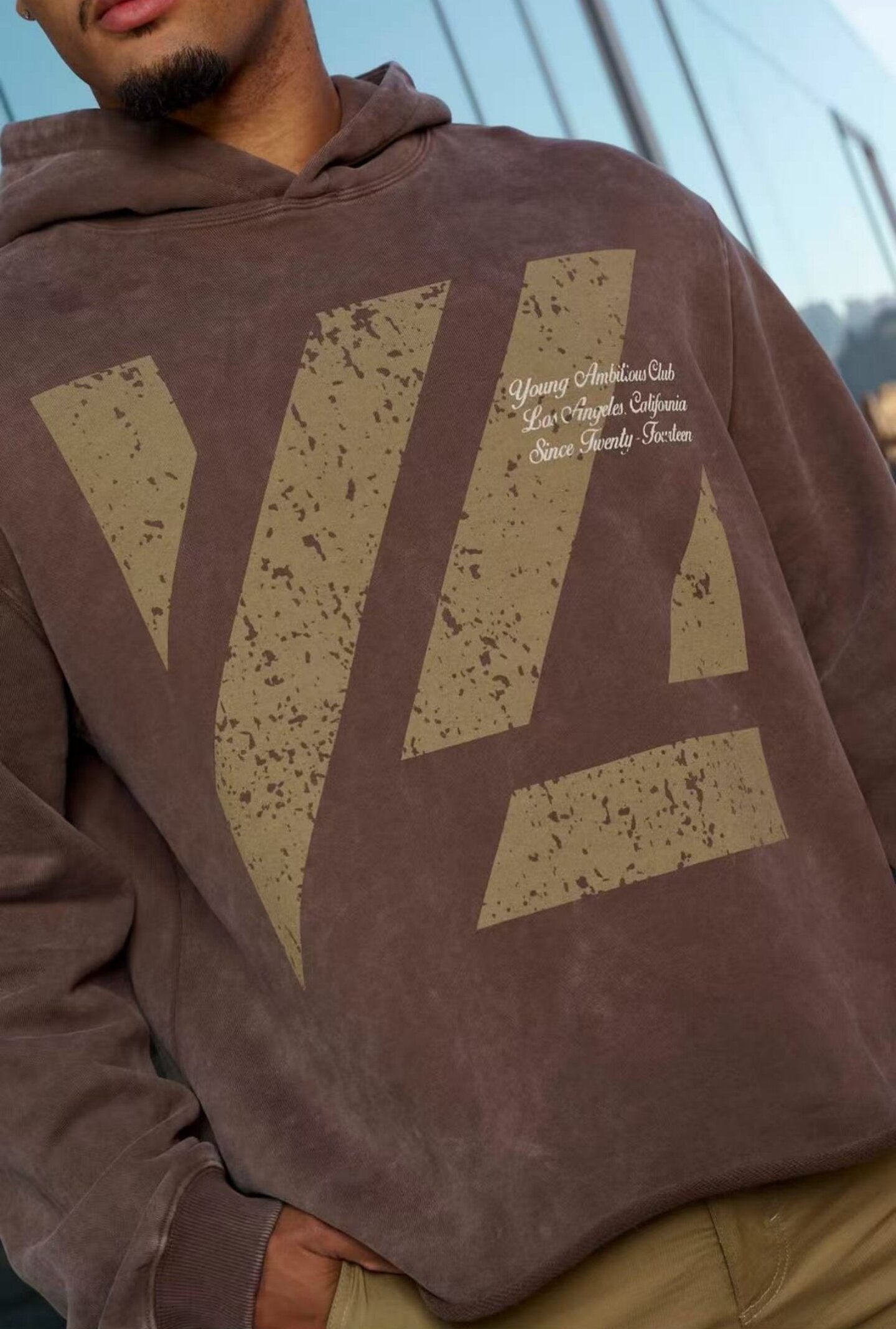 Moletom Youngla Icon Washed Hoodie.