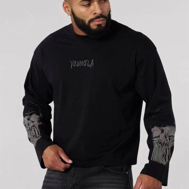 Camiseta YOUNGLA  DARKSIDE CROPPED LONGSLEEVES