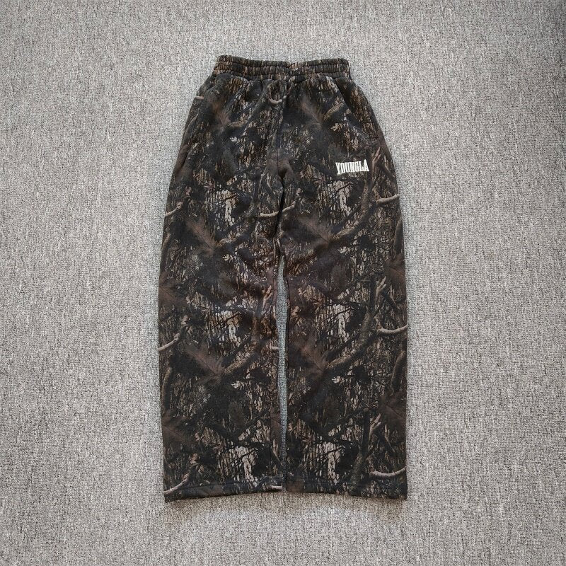 Youngla Calça Tree Camo Baggy Sweats