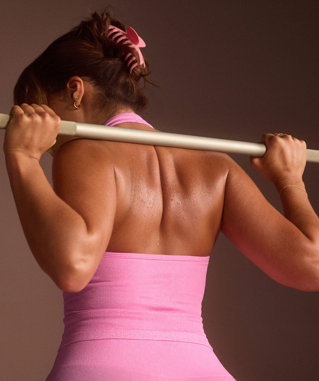 Adapt Fleck x Whitney Tank With Shelf - Focus Pink/Tinted White — imagem 2
