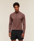 Performance 1/4 Zip - Espresso Brown — imagem 1