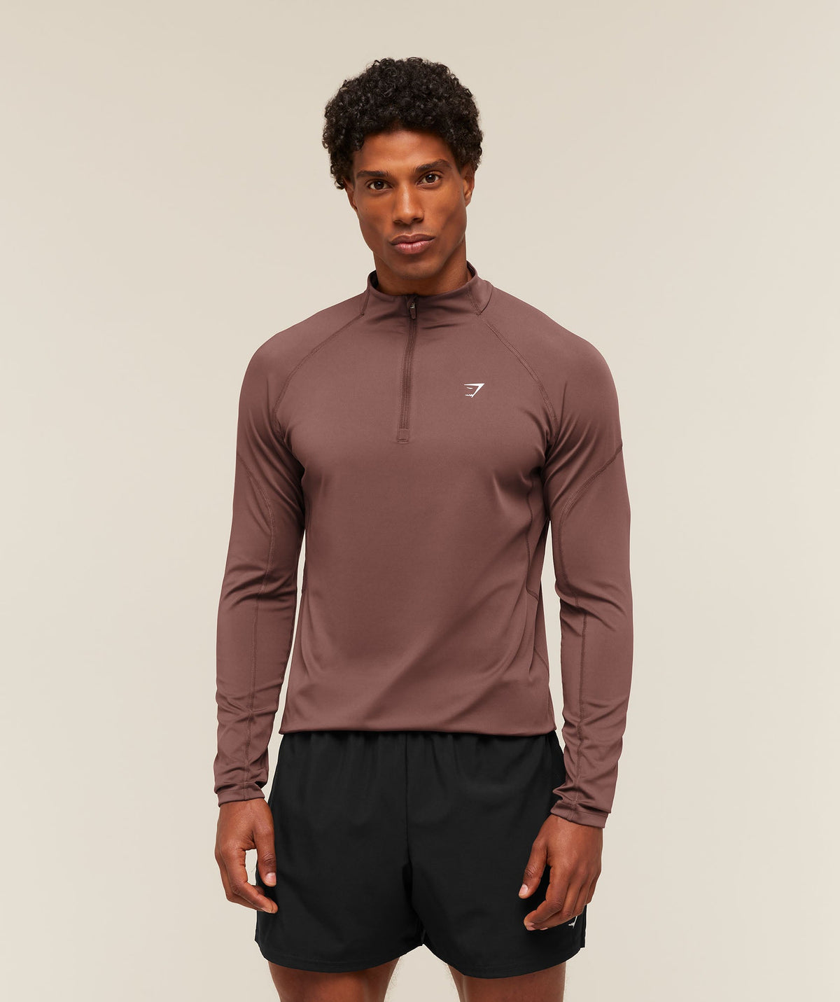 Performance 1/4 Zip - Espresso Brown — imagem 1