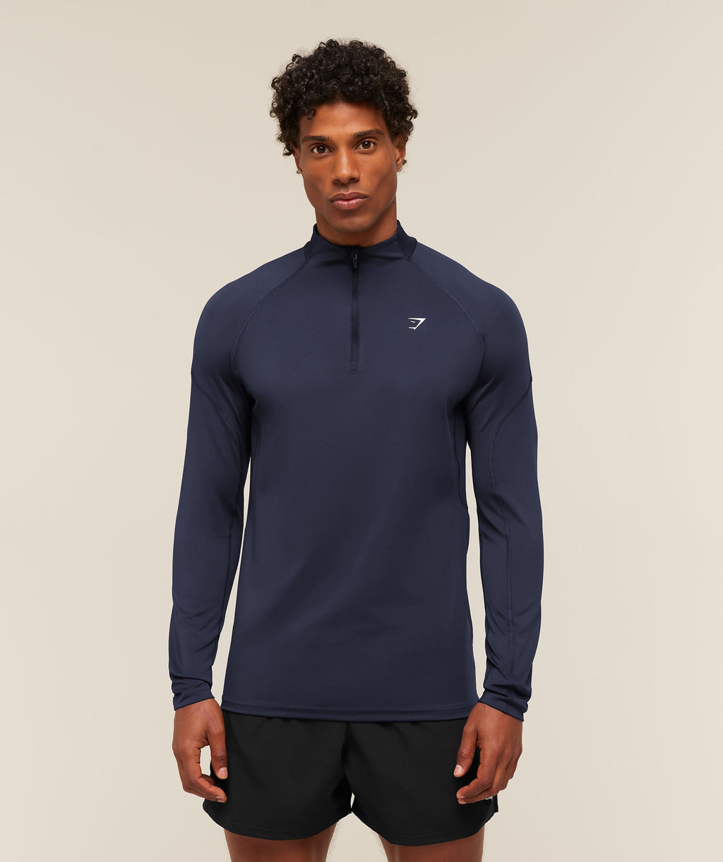 Performance 1/4 Zip - Heavy Blue — imagem 1