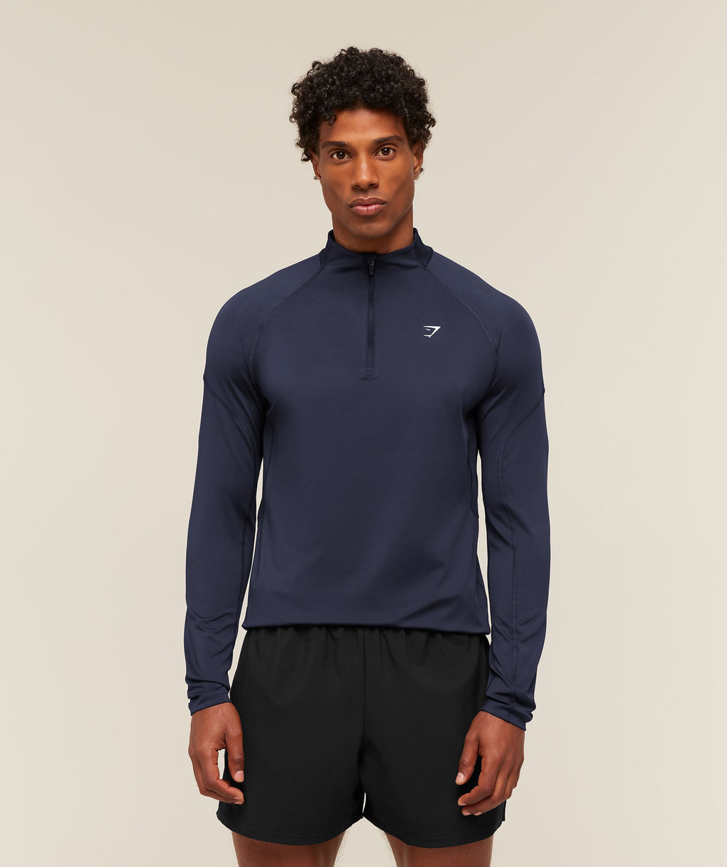 Performance 1/4 Zip - Heavy Blue — imagem 4