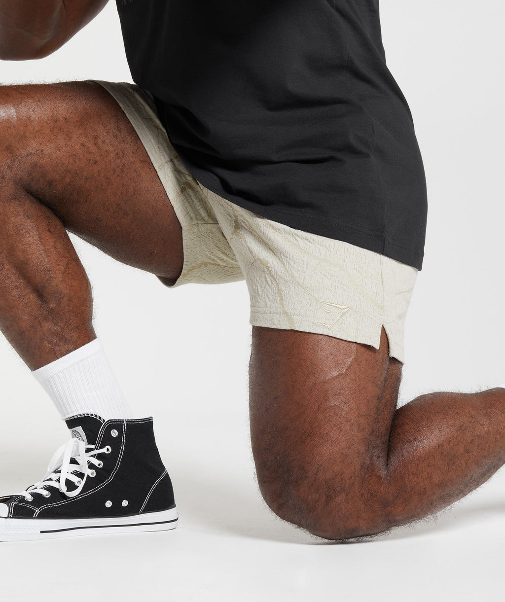 Power 5" Short - Pebble Grey Print — imagem 6