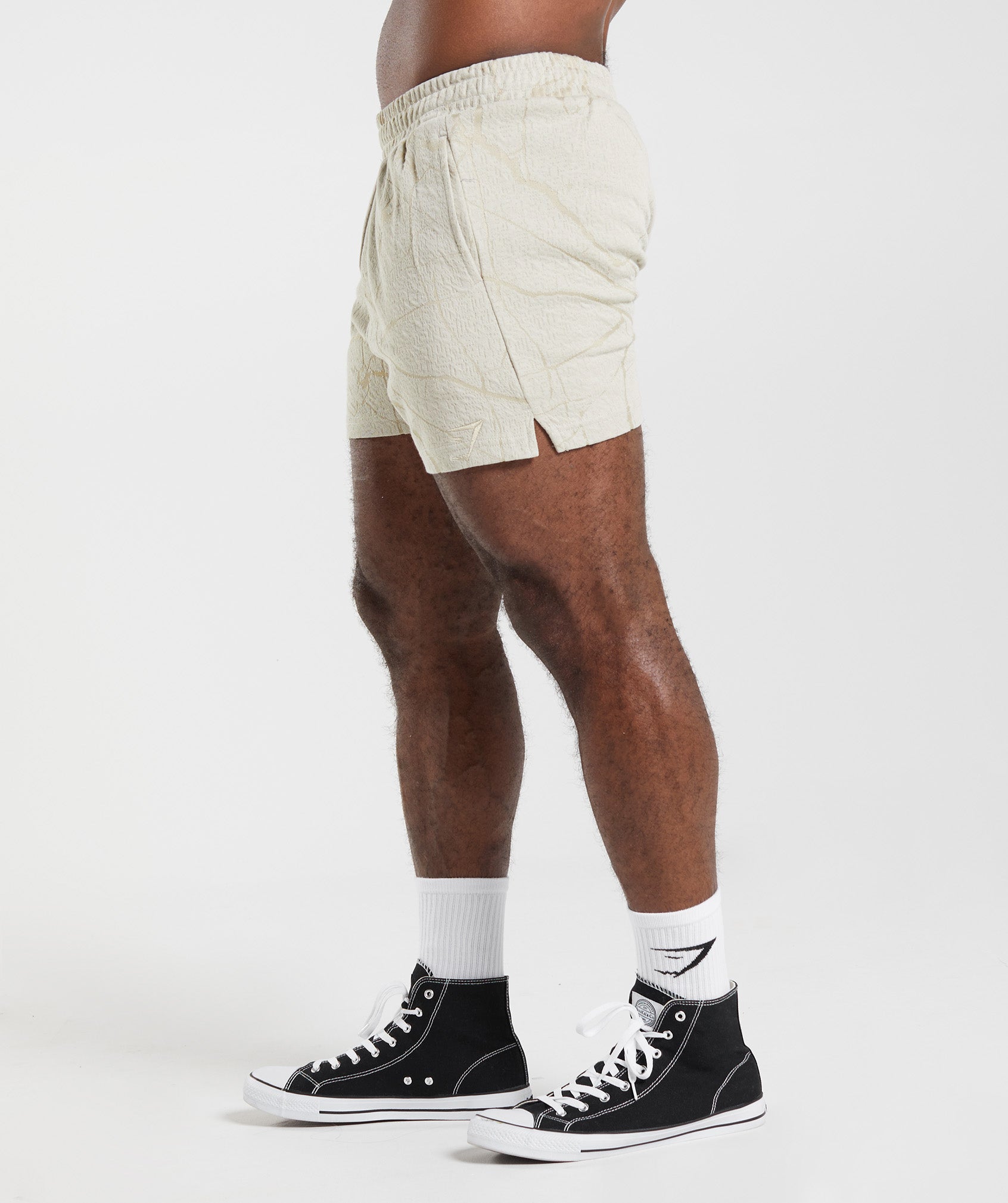 Power 5" Short - Pebble Grey Print — imagem 4