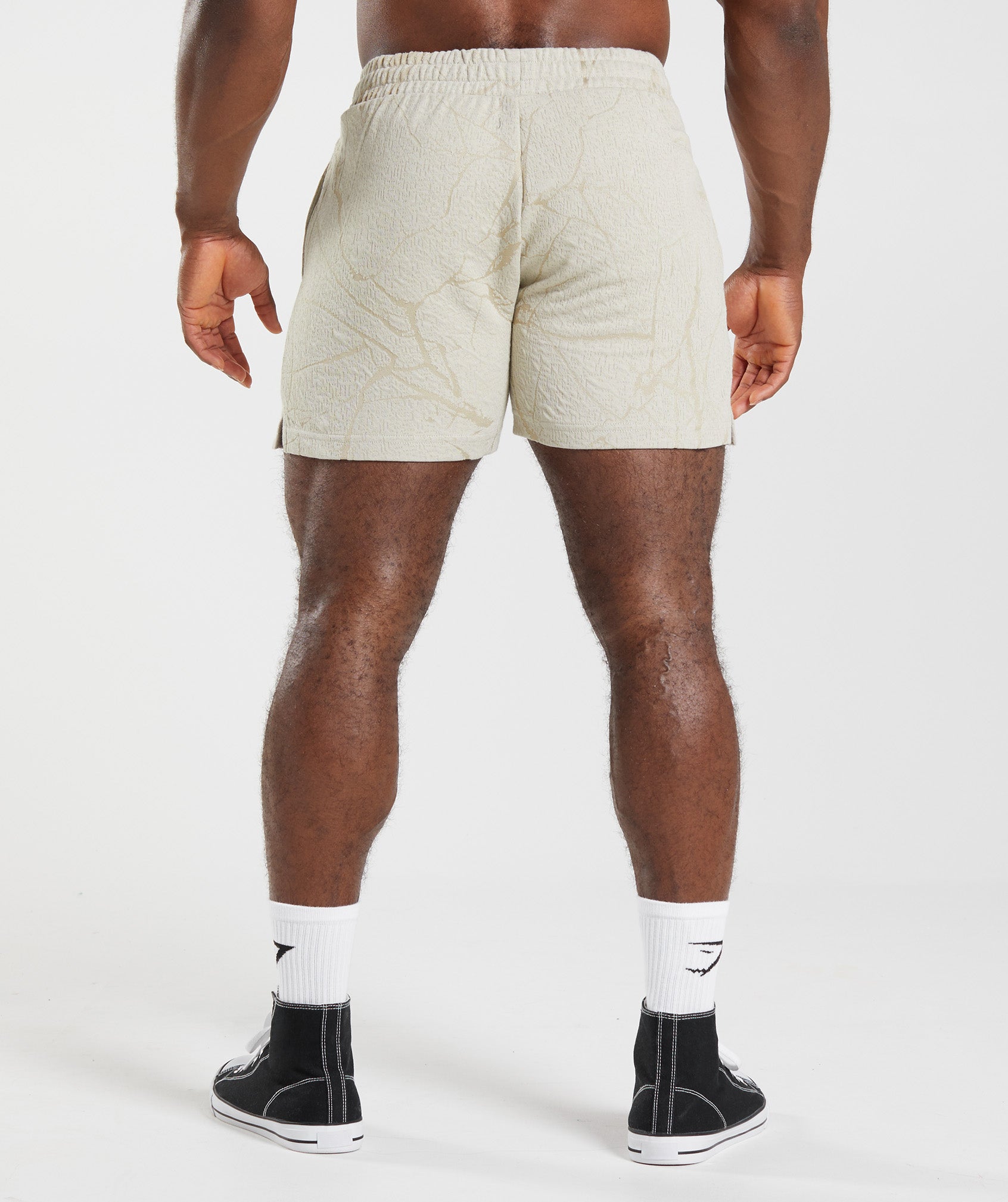 Power 5" Short - Pebble Grey Print — imagem 2