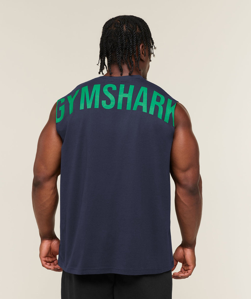 Power Cut Off Tank - Heavy Blue/Track Green — imagem 7