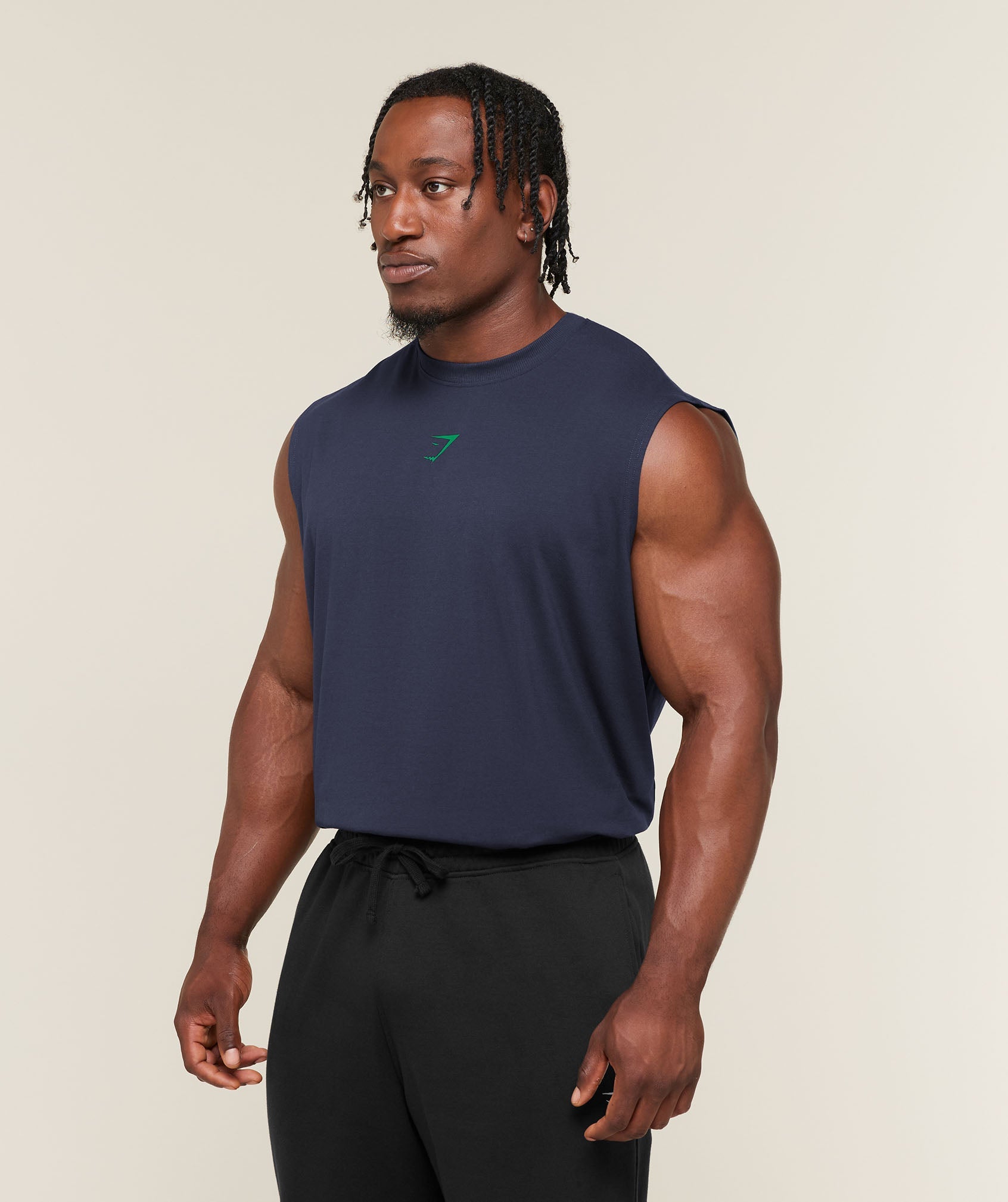 Power Cut Off Tank - Heavy Blue/Track Green — imagem 3