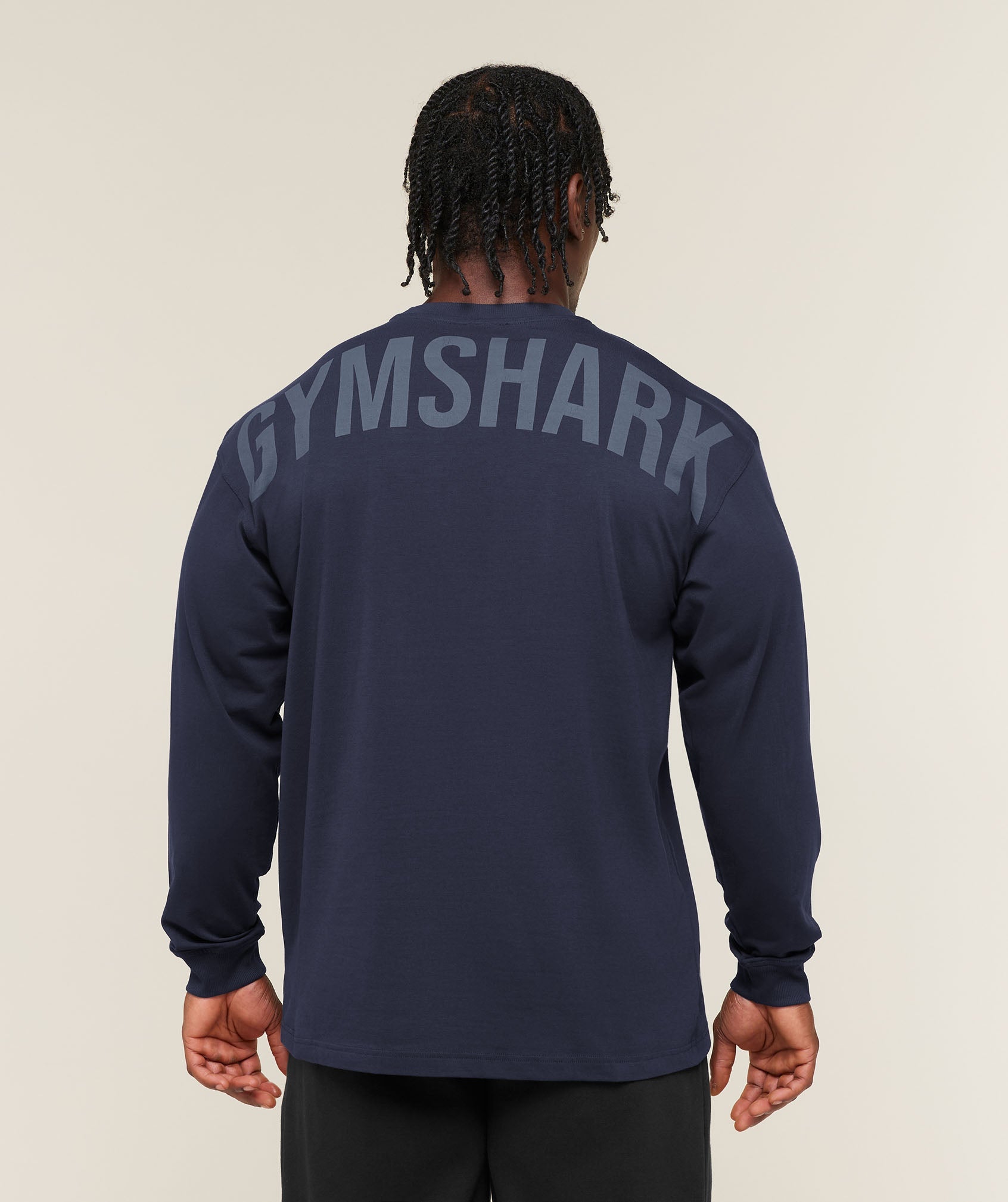 Power Long Sleeve T-Shirt - Heavy Blue/Shadow Blue — imagem 7