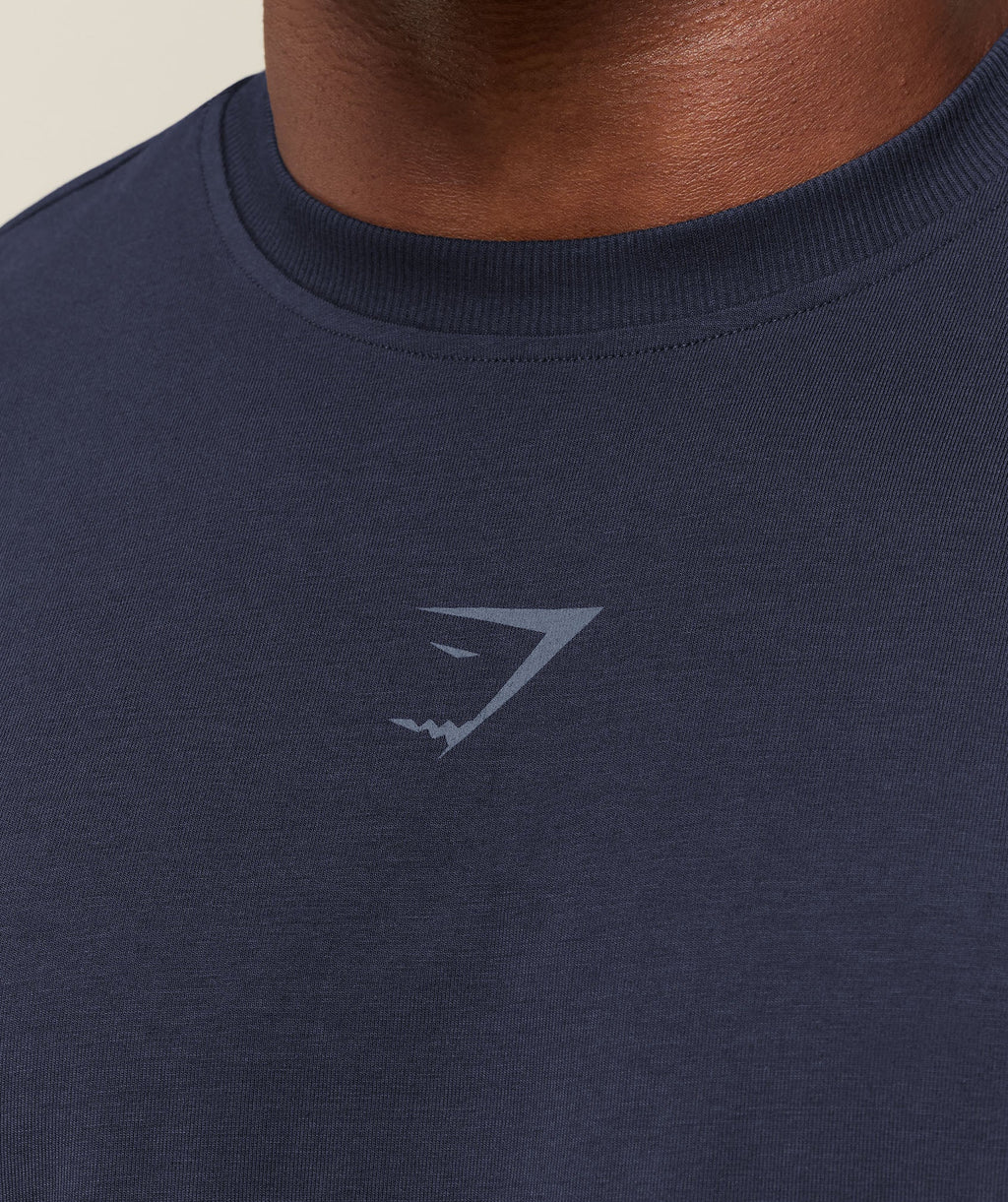 Power Long Sleeve T-Shirt - Heavy Blue/Shadow Blue — imagem 5