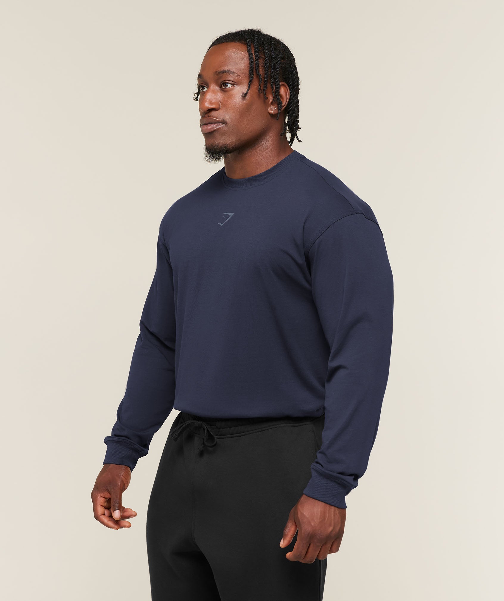 Power Long Sleeve T-Shirt - Heavy Blue/Shadow Blue — imagem 3