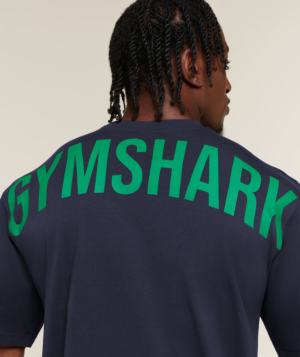 Power T-Shirt - Heavy Blue/Track Green — imagem 4