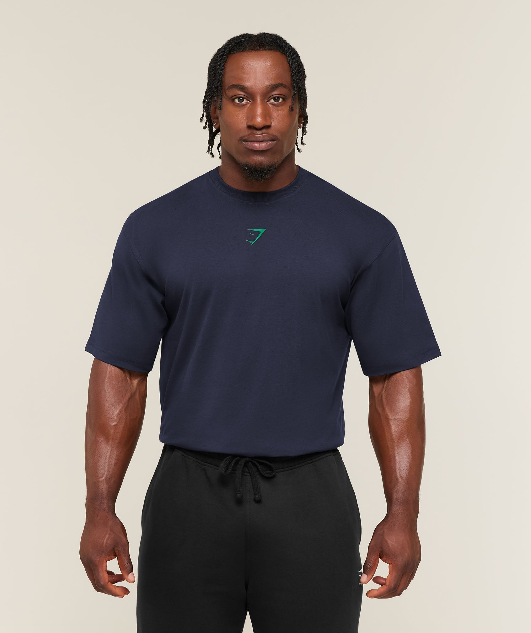 Power T-Shirt - Heavy Blue/Track Green — imagem 2