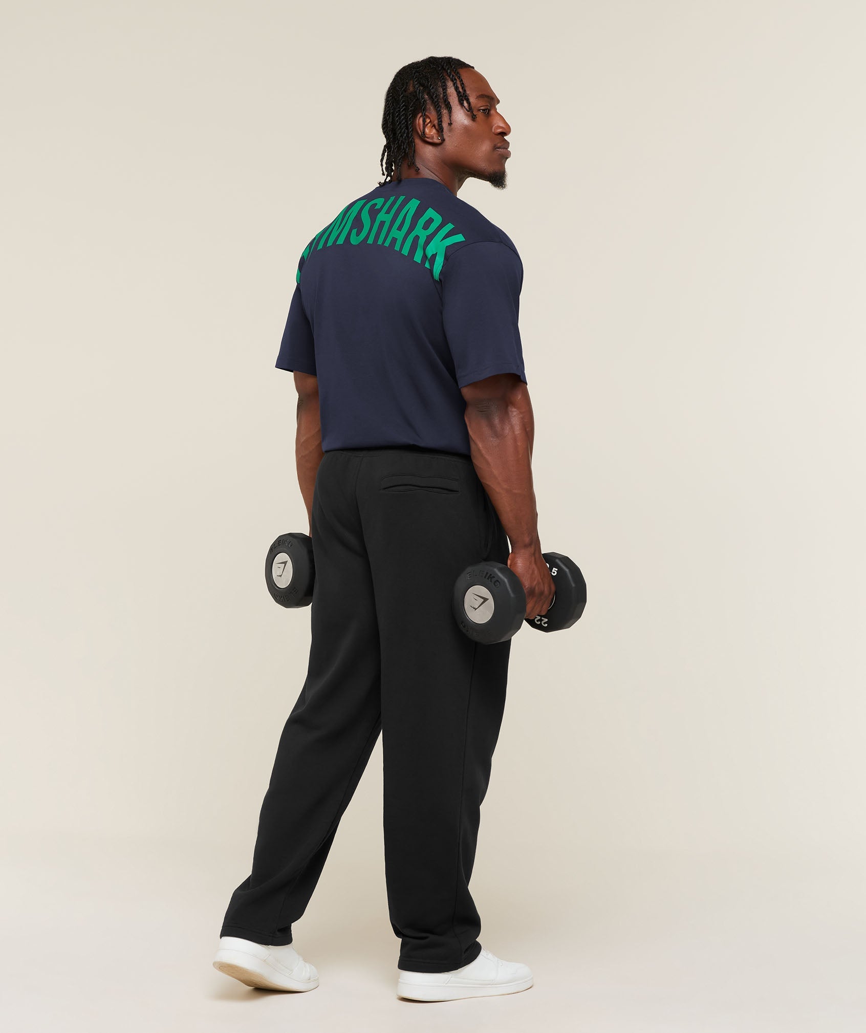 Power T-Shirt - Heavy Blue/Track Green — imagem 6