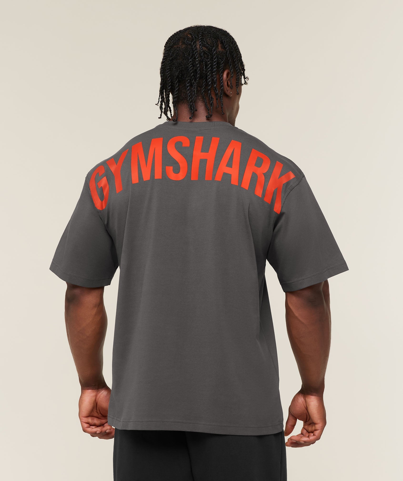 Power T-Shirt - Onyx Grey/Bold Orange — imagem 7