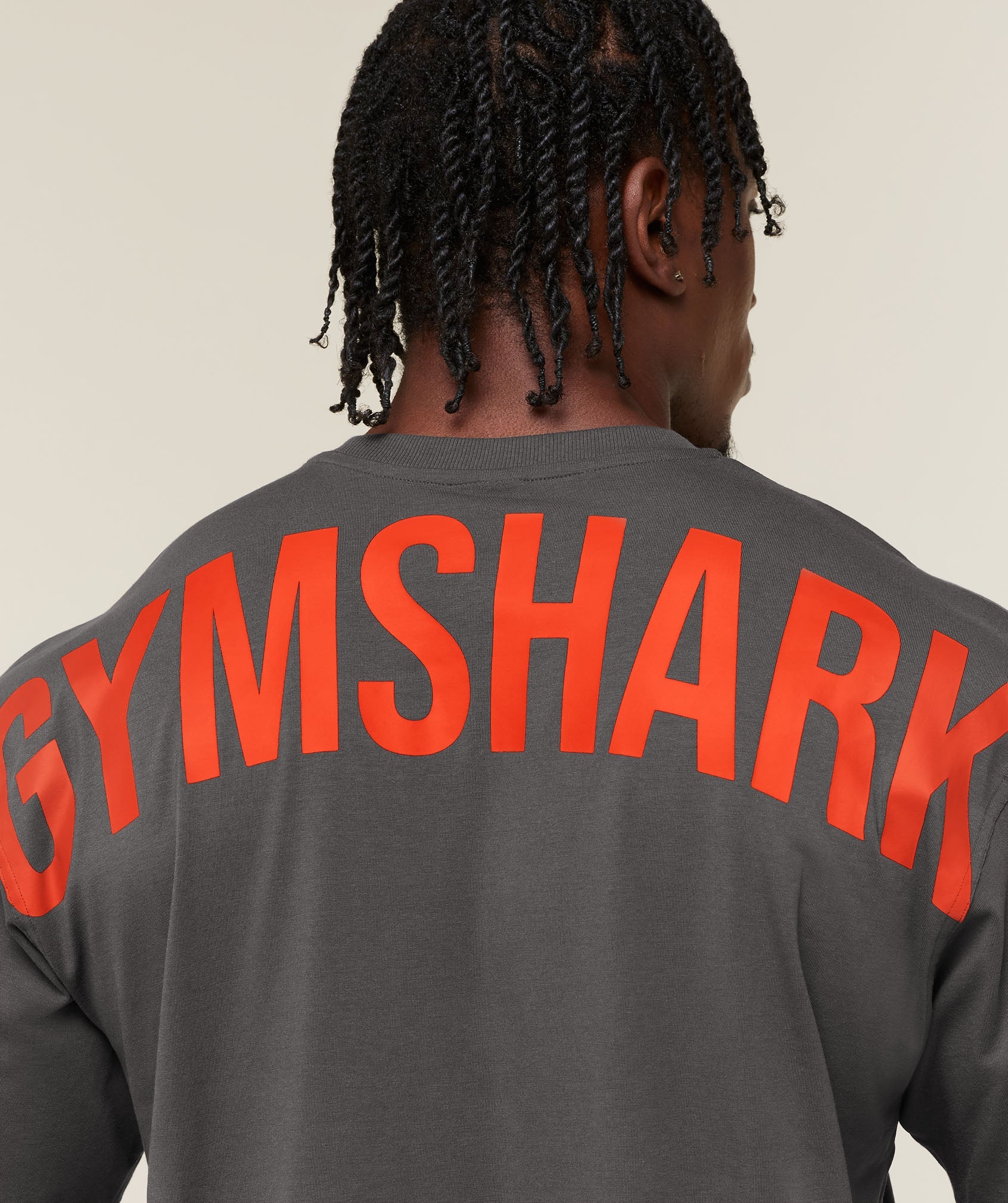 Power T-Shirt - Onyx Grey/Bold Orange — imagem 4