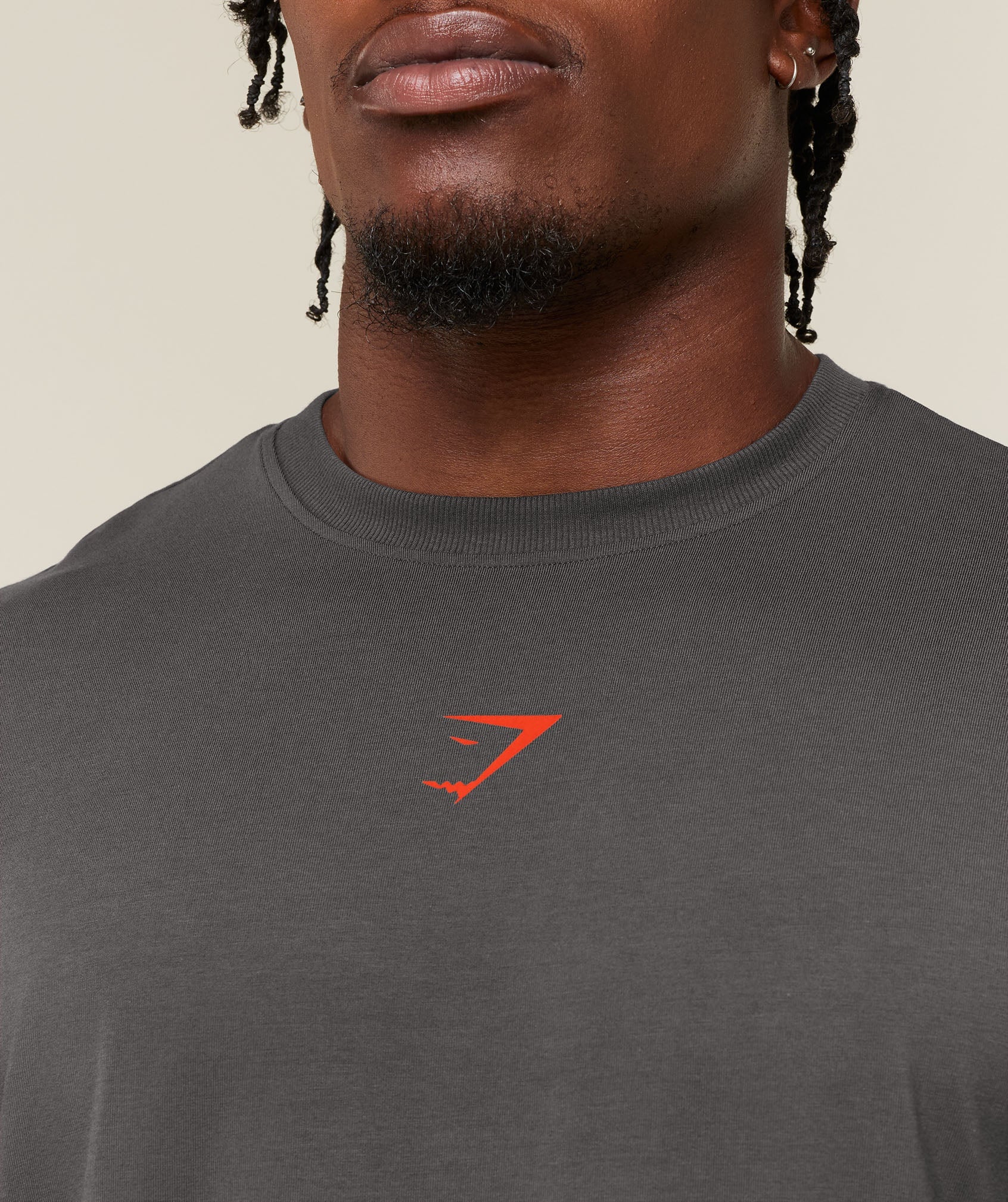 Power T-Shirt - Onyx Grey/Bold Orange — imagem 5