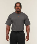 Power T-Shirt - Onyx Grey/Bold Orange — imagem 1