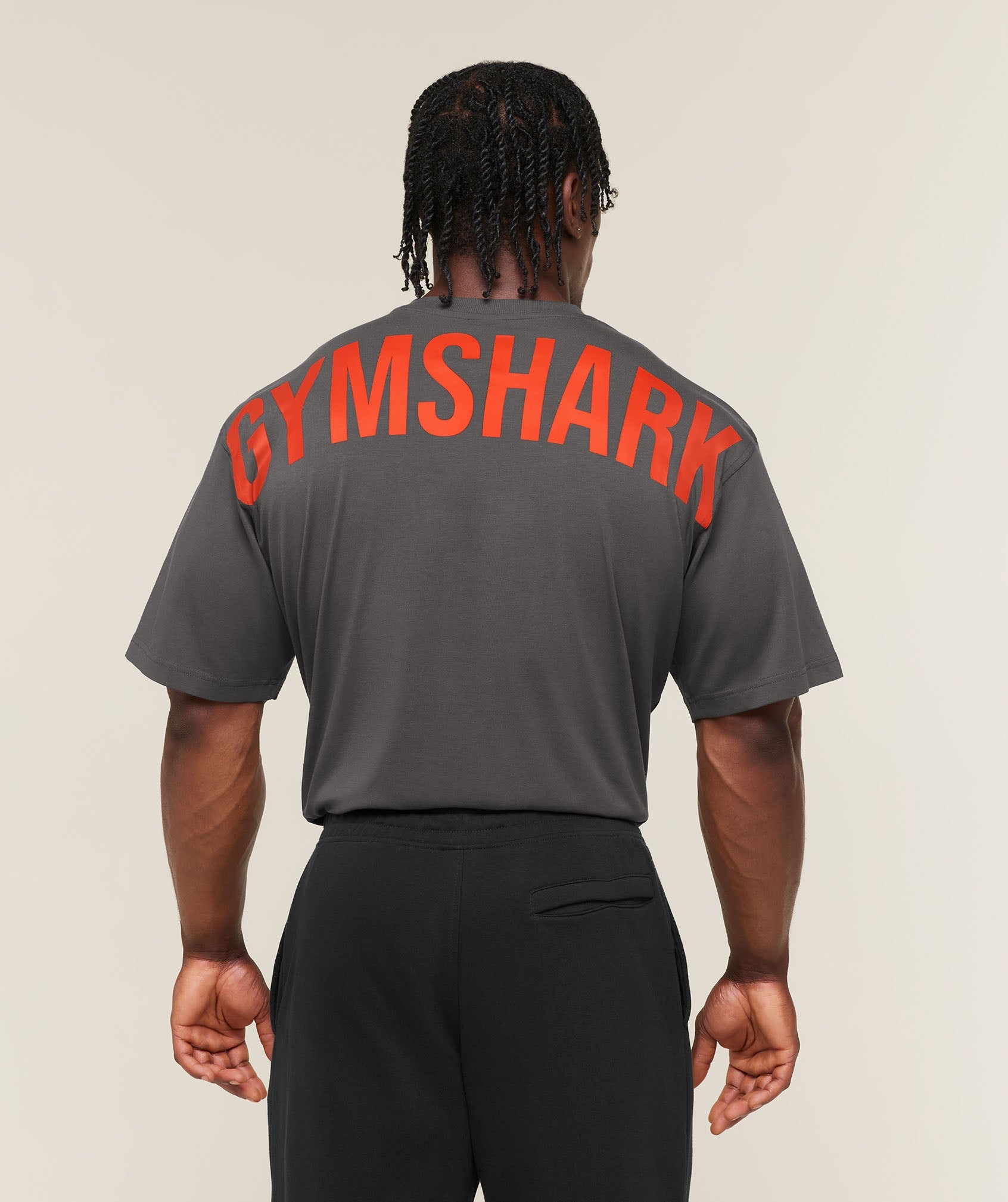 Power T-Shirt - Onyx Grey/Bold Orange — imagem 2