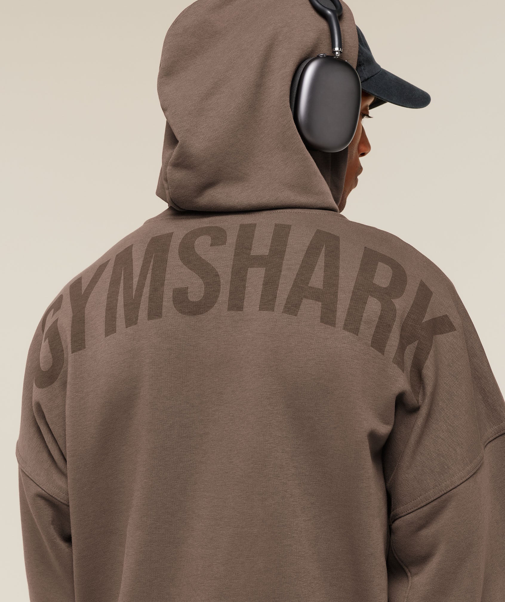Power Zip Up Hoodie - Soft Brown — imagem 5