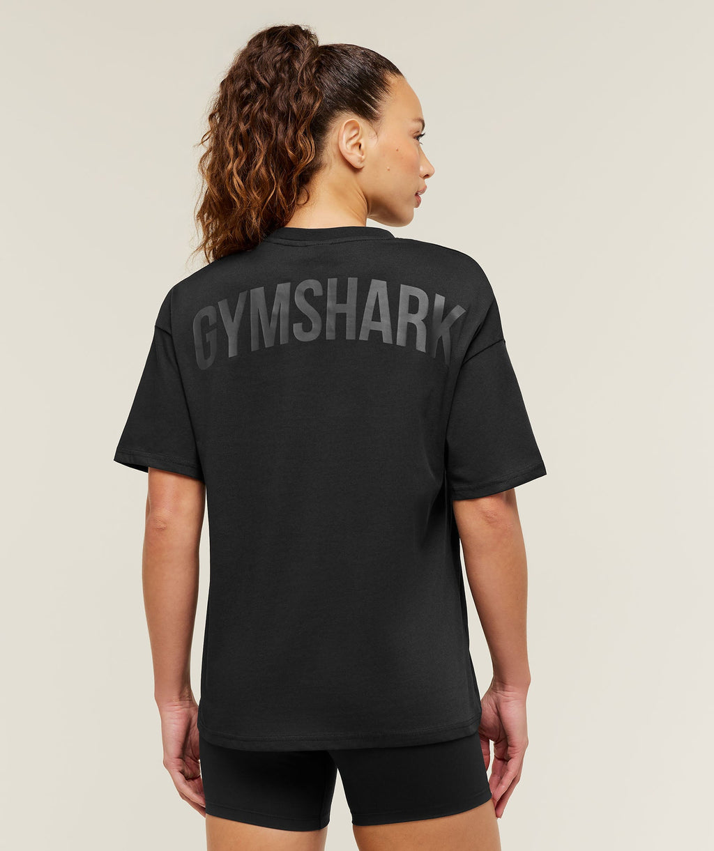 GS Power Oversized T-Shirt - Black — imagem 1