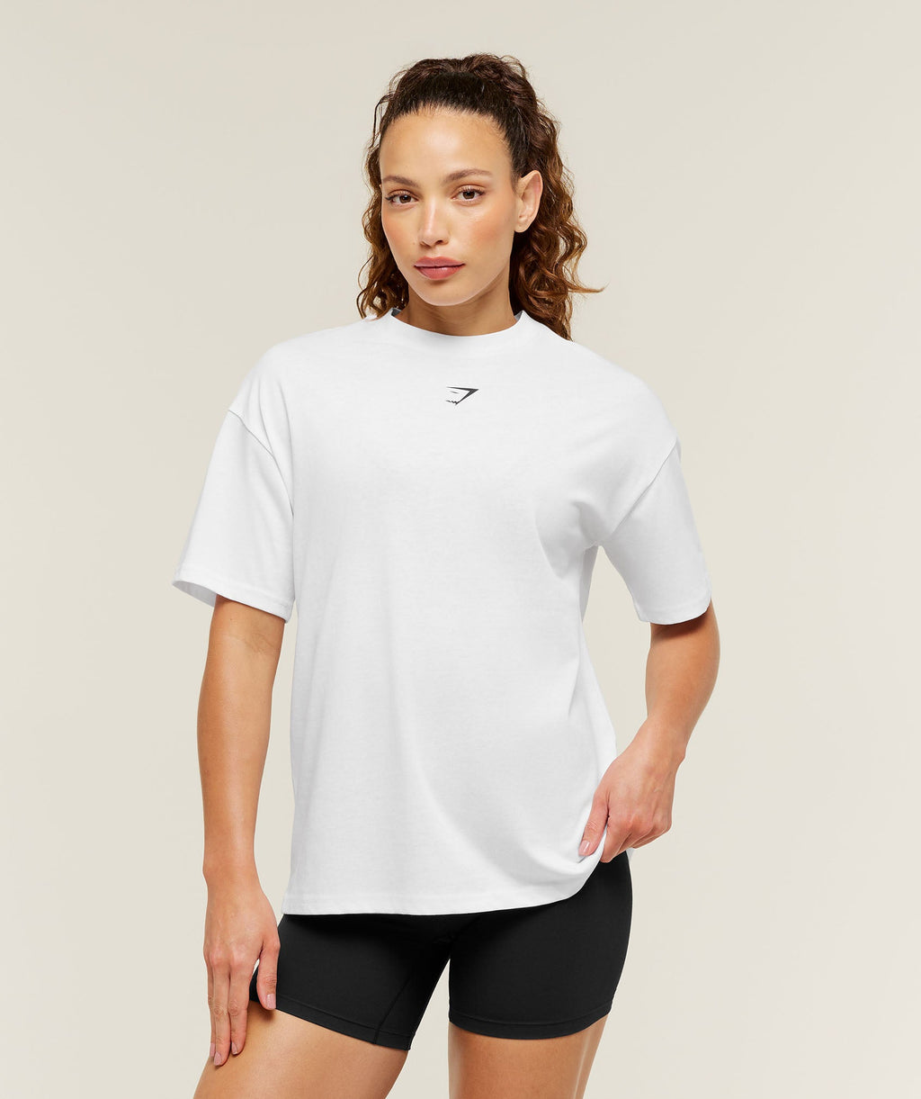 GS Power Oversized T-Shirt - White — imagem 2