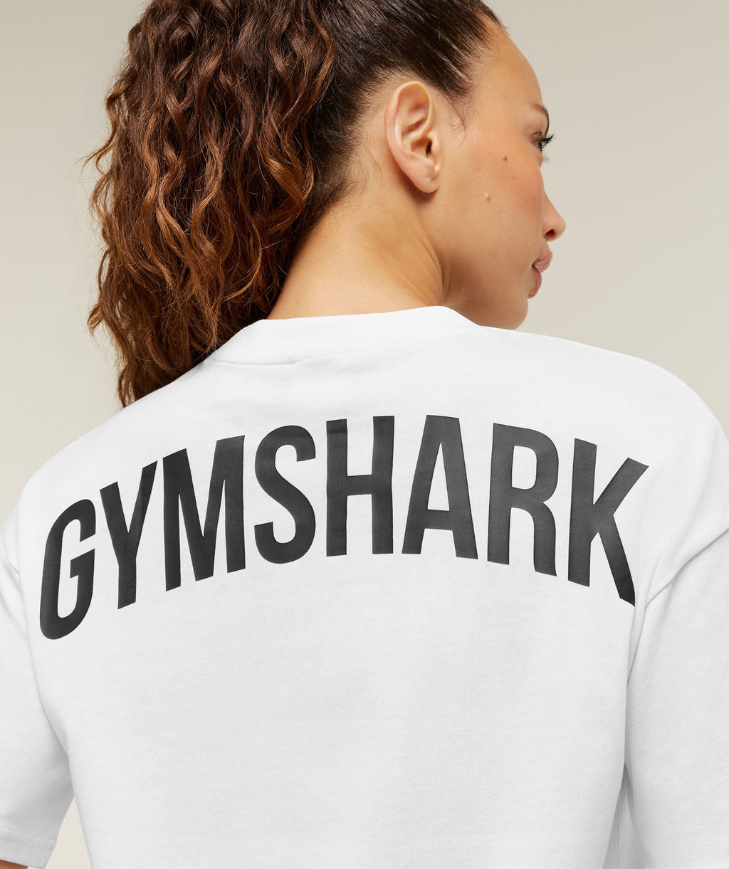 GS Power Oversized T-Shirt - White — imagem 4