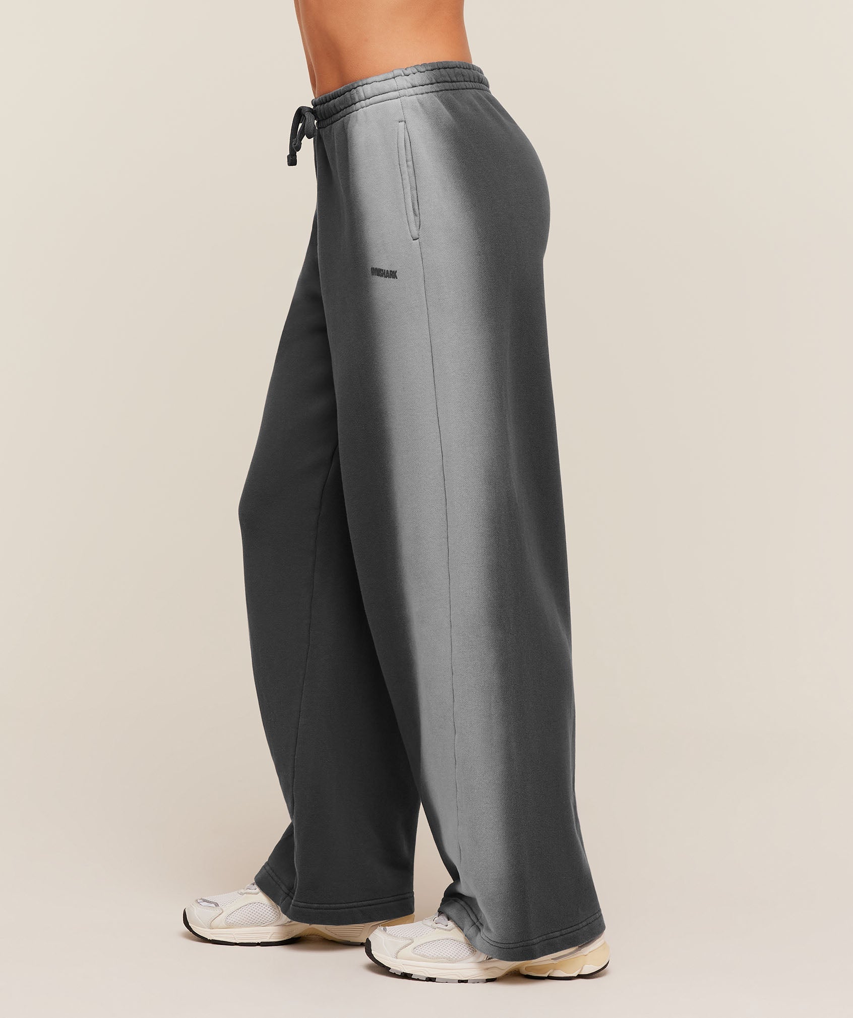 Pump Washed Straight Leg Joggers - Onyx Grey/Stratus Grey — imagem 3