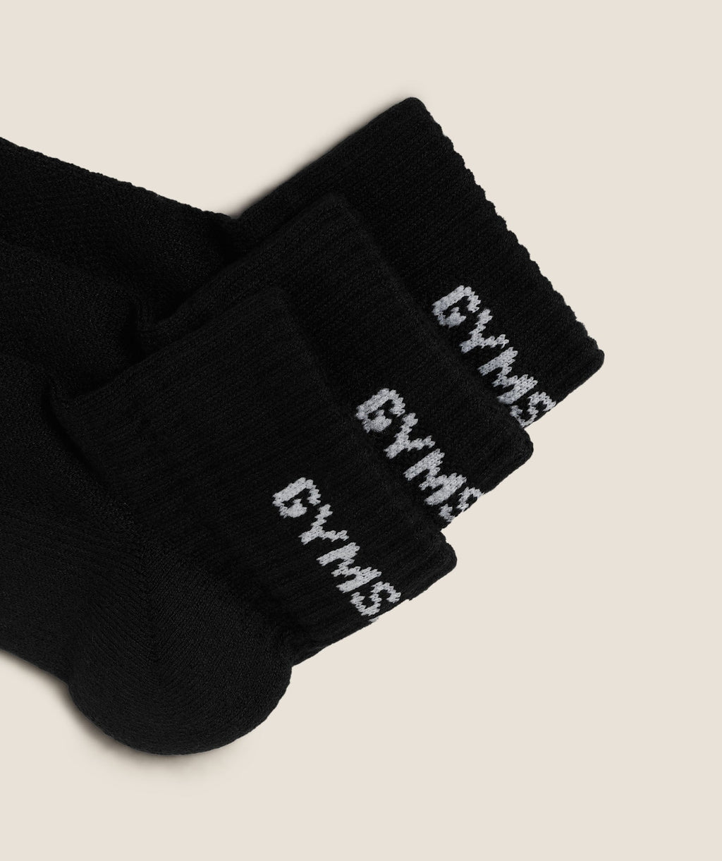 Quarter Sock 6pk - Black — imagem 2