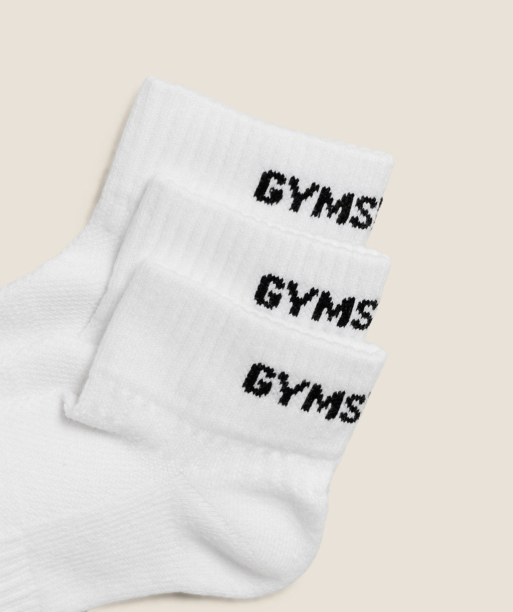 Quarter Sock 6pk - White — imagem 2