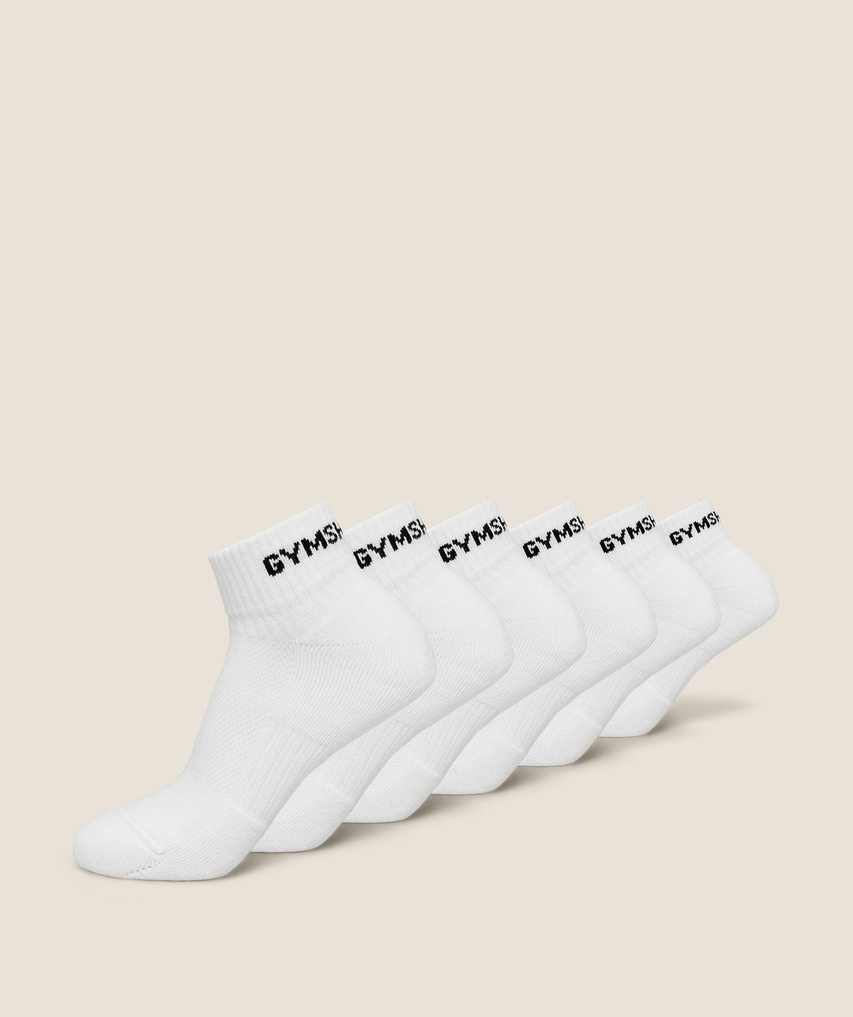 Quarter Sock 6pk - White — imagem 1
