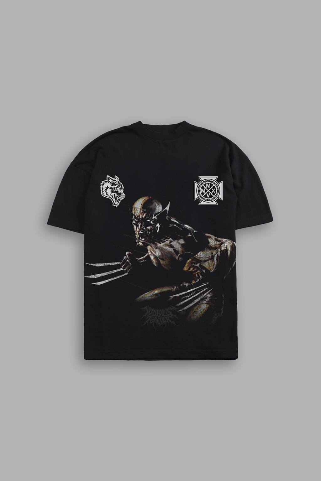 Relentless Beast Premium Oversized Tee in Black